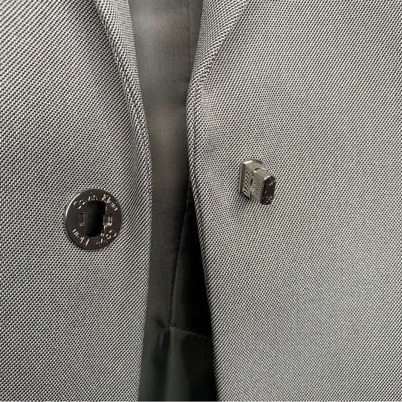 NWT Calvin Klein, gray suit blazer, size 6 - Picture 5 of 15